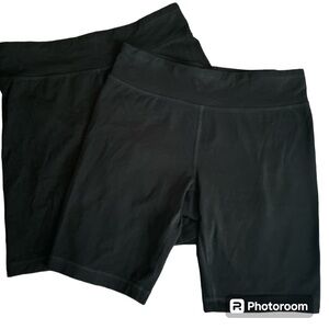 ⚡️ (2 Qty) Athletic Works Bike Shorts ~ Size S⚡️